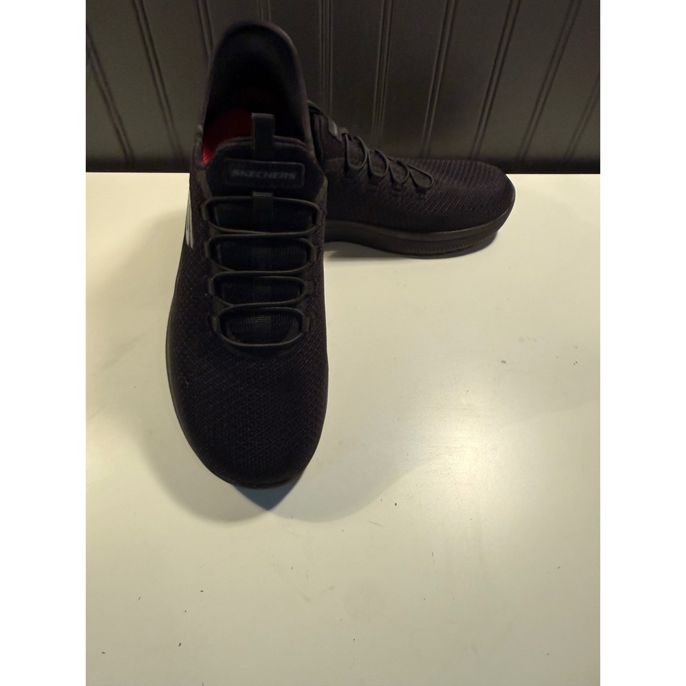 Skechers Work Slip-ins Cessnock Carrboro Black Wide Fit Shoes 108144W Mens 8